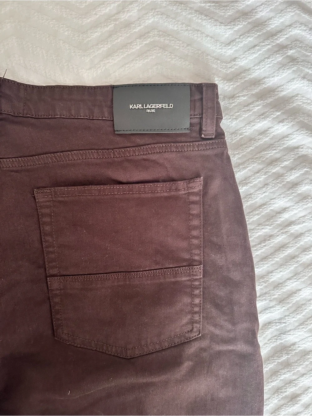 KARL LAGERFELD PARIS - Men's Casual Regular-Fit Pants 36x32 Brown
